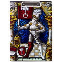 Knight Armor A4 Acrylic Clipboard by Cemarart