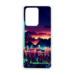 Cityscape Building Painting 3d City Illustration Samsung Galaxy S20 Ultra 6 9 Inch Tpu Uv Case by Bedest