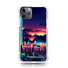 Cityscape Building Painting 3d City Illustration Iphone 11 Pro 5 8 Inch Tpu Uv Print Case by Bedest