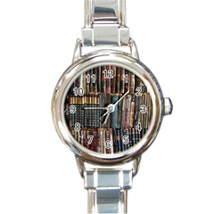 Menton Old Town France Round Italian Charm Watch by Bedest