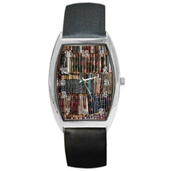 Menton Old Town France Barrel Style Metal Watch by Bedest