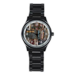 Menton Old Town France Stainless Steel Round Watch by Bedest