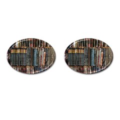 Abstract Colorful Texture Cufflinks (oval) by Bedest