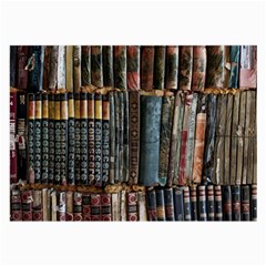 Assorted Title Of Books Piled In The Shelves Assorted Book Lot Inside The Wooden Shelf Large Glasses Cloth by Bedest