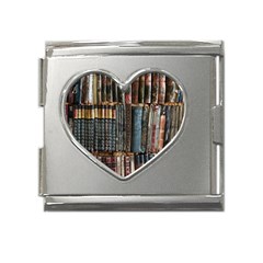 Pile Of Books Photo Of Assorted Book Lot Backyard Antique Store Mega Link Heart Italian Charm (18mm) by Bedest