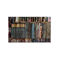 Pile Of Books Photo Of Assorted Book Lot Backyard Antique Store Sticker Rectangular (10 Pack) by Bedest