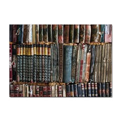 Pile Of Books Photo Of Assorted Book Lot Backyard Antique Store Sticker A4 (10 Pack) by Bedest