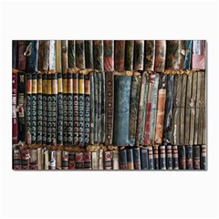 Pile Of Books Photo Of Assorted Book Lot Backyard Antique Store Postcard 4 x 6  (pkg Of 10) by Bedest