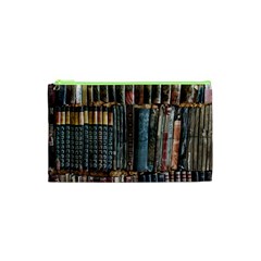 Pile Of Books Photo Of Assorted Book Lot Backyard Antique Store Cosmetic Bag (xs) by Bedest