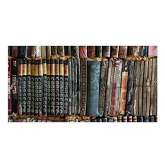 Pile Of Books Photo Of Assorted Book Lot Backyard Antique Store Satin Shawl 45  X 80  by Bedest