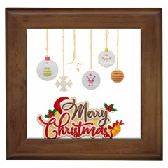 Merry Christmas  Framed Tile