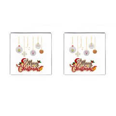 Merry Christmas  Cufflinks (square) by bego