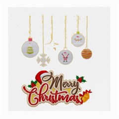 Merry Christmas  Medium Glasses Cloth by bego