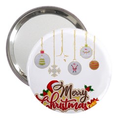 Merry Christmas  3  Handbag Mirrors by bego