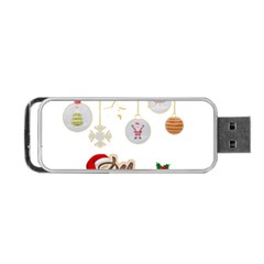 Merry Christmas  Portable Usb Flash (two Sides) by bego