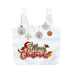 Merry Christmas  Full Print Recycle Bag (m) by bego