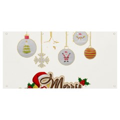 Merry Christmas  Banner And Sign 8  X 4 