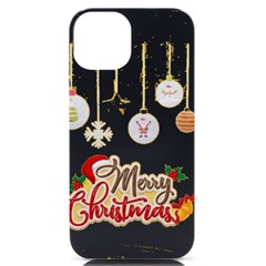 Merry Christmas  Iphone 14 Black Uv Print Case by bego