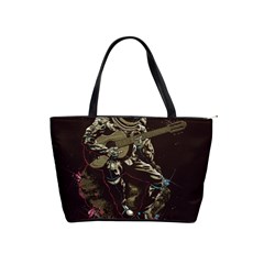 Astronaut Playing Guitar Parody Classic Shoulder Handbag by Cemarart