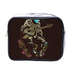 Astronaut Playing Guitar Parody Mini Toiletries Bag (one Side) by Cemarart