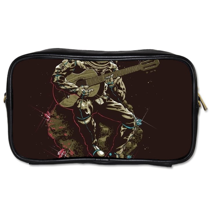 Astronaut Playing Guitar Parody Toiletries Bag (One Side)