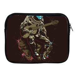 Astronaut Playing Guitar Parody Apple Ipad 2/3/4 Zipper Cases by Cemarart