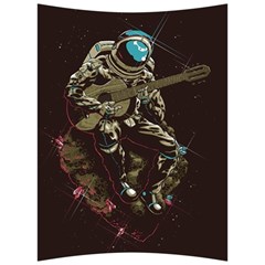 Astronaut Playing Guitar Parody Back Support Cushion by Cemarart