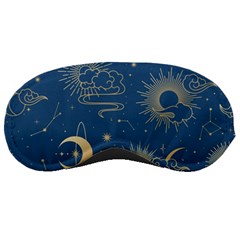 Asian Seamless Galaxy Pattern Sleep Mask by Cemarart