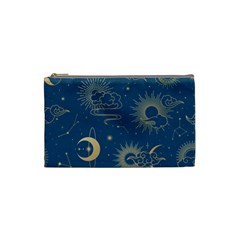 Asian Seamless Galaxy Pattern Cosmetic Bag (small) by Cemarart