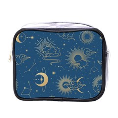 Asian Seamless Galaxy Pattern Mini Toiletries Bag (one Side) by Cemarart