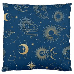 Asian Seamless Galaxy Pattern Large Premium Plush Fleece Cushion Case (two Sides)