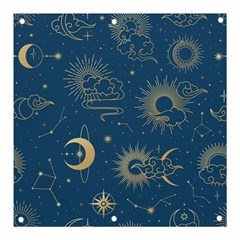 Asian Seamless Galaxy Pattern Banner And Sign 3  X 3  by Cemarart