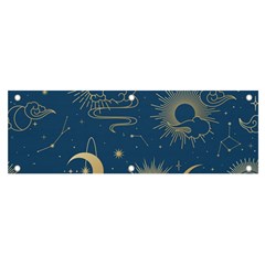 Asian Seamless Galaxy Pattern Banner And Sign 6  X 2  by Cemarart