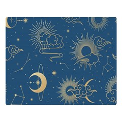 Asian Seamless Galaxy Pattern Premium Plush Fleece Blanket (large)