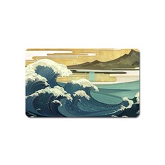 Sea Asia Waves Japanese Art The Great Wave Off Kanagawa Magnet (name Card) by Cemarart