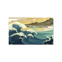 Sea Asia Waves Japanese Art The Great Wave Off Kanagawa Sticker Rectangular (10 Pack) by Cemarart