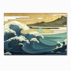 Sea Asia Waves Japanese Art The Great Wave Off Kanagawa Postcards 5  X 7  (pkg Of 10) by Cemarart