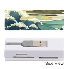 Sea Asia Waves Japanese Art The Great Wave Off Kanagawa Memory Card Reader (stick) by Cemarart