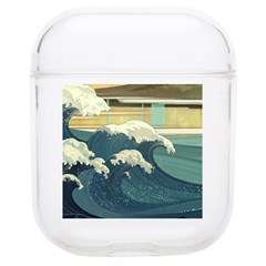 Sea Asia Waves Japanese Art The Great Wave Off Kanagawa Soft Tpu Airpods 1/2 Case by Cemarart