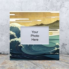 Sea Asia Waves Japanese Art The Great Wave Off Kanagawa White Box Photo Frame 4  X 6  by Cemarart