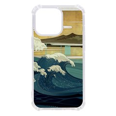 Sea Asia Waves Japanese Art The Great Wave Off Kanagawa Iphone 13 Pro Tpu Uv Print Case by Cemarart