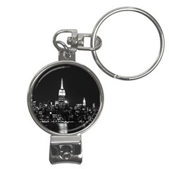 Photography Of Buildings New York City  Nyc Skyline Nail Clippers Key Chain by Cemarart