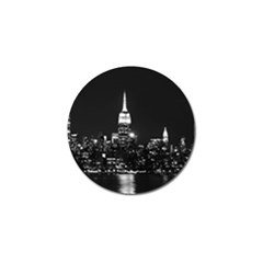 Photography Of Buildings New York City  Nyc Skyline Golf Ball Marker by Cemarart