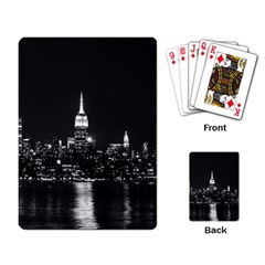 Photography Of Buildings New York City  Nyc Skyline Playing Cards Single Design (rectangle) by Cemarart