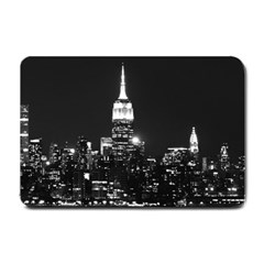 Photography Of Buildings New York City  Nyc Skyline Small Doormat by Cemarart