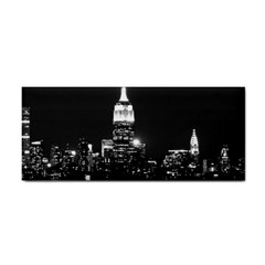 Photography Of Buildings New York City  Nyc Skyline Hand Towel by Cemarart