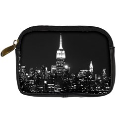 Photography Of Buildings New York City  Nyc Skyline Digital Camera Leather Case by Cemarart