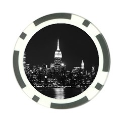 Photography Of Buildings New York City  Nyc Skyline Poker Chip Card Guard (10 Pack) by Cemarart