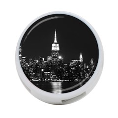 Photography Of Buildings New York City  Nyc Skyline 4-port Usb Hub (one Side) by Cemarart