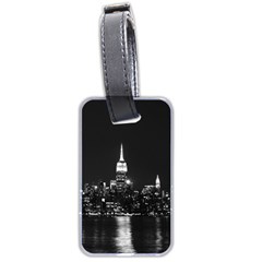 Photography Of Buildings New York City  Nyc Skyline Luggage Tag (two Sides) by Cemarart